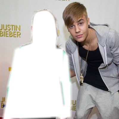 M&G Justin Bieber Avec Un(e) Petit(e) Photo frame effect