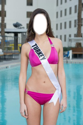 Miss Turkey Fotomontáž