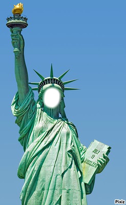 statue de la liberté Photo frame effect