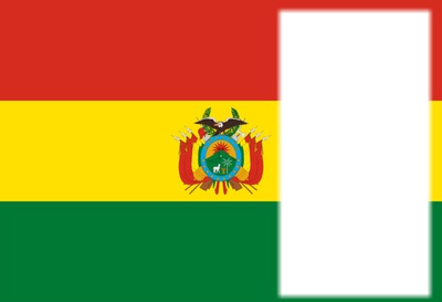 Bolivia flag Valokuvamontaasi