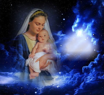 Mãe Maria Photo frame effect