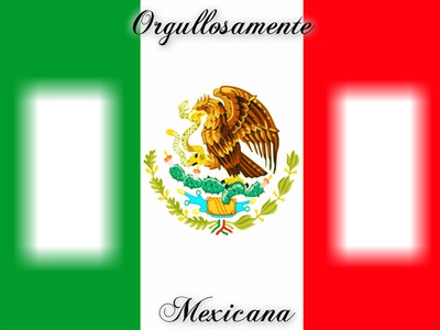bandera de mexico Fotomontāža