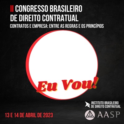 II Congresso Brasileiro de Direito Contratual Fotomontagem