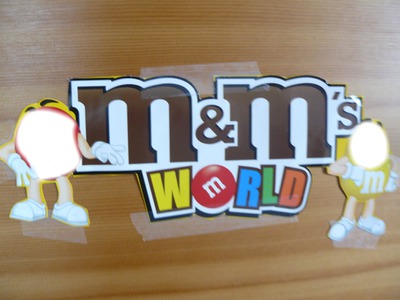 M&M's  WORLD Photomontage