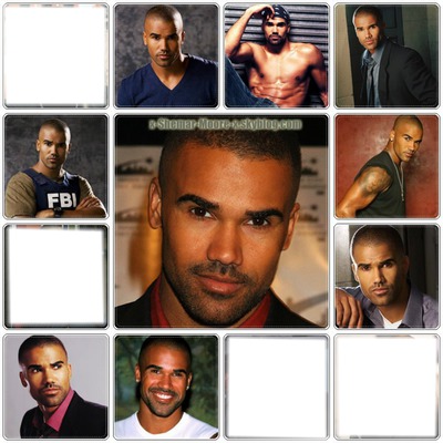 shemar Moore Photo frame effect