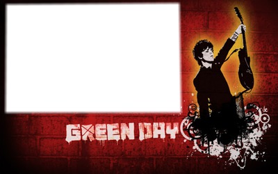 green day Photo frame effect