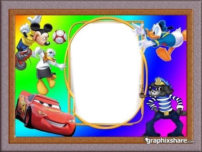 Luv_Cars & Disney characters フォトモンタージュ