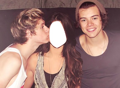 Niall kisses Photomontage