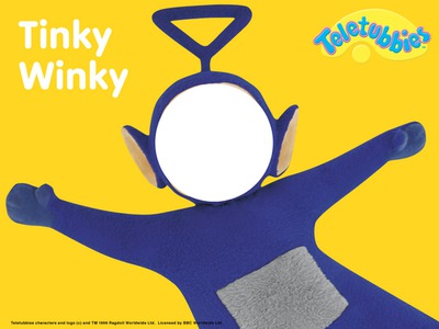 tinky winky Fotomontaggio