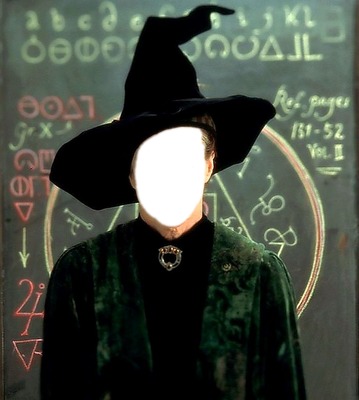 Minerva McGonagall "Face" Fotomontāža