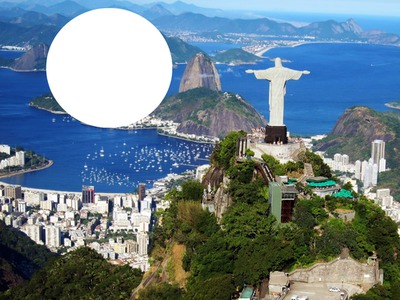 Rio cidade Fotomontage
