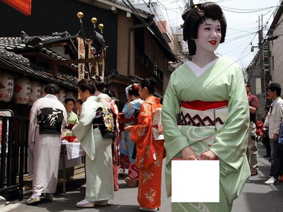 las calles de japon Photomontage