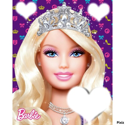 barbie princess フォトモンタージュ