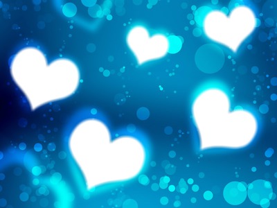 Love in blue Φωτομοντάζ