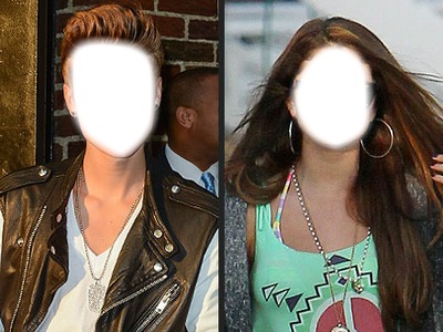 Selena and justin Montage photo