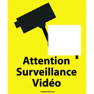 attention surveillance video Valokuvamontaasi