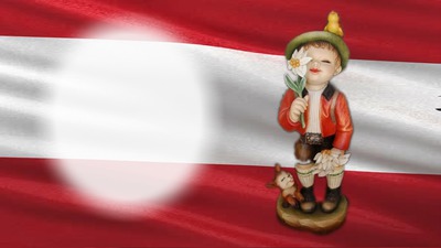 Austria National Day Photo frame effect