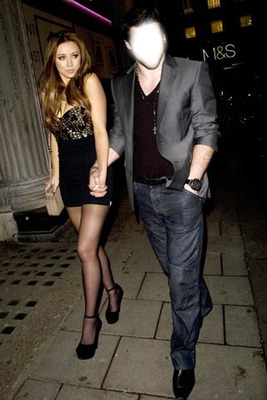 Una Healy and ... Fotomontage