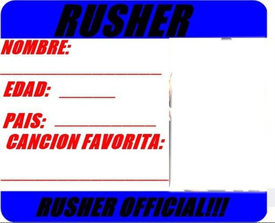 RUSHER Photo frame effect