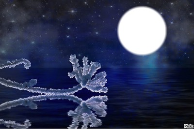 lune d'hiver Montaje fotografico