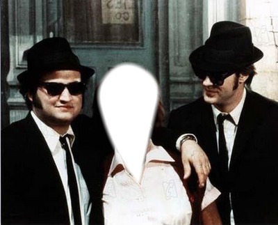 The blues brothers Fotomontaggio