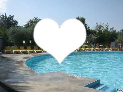 piscine love Fotomontaggio