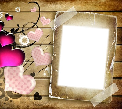 HEARTS Photo frame effect