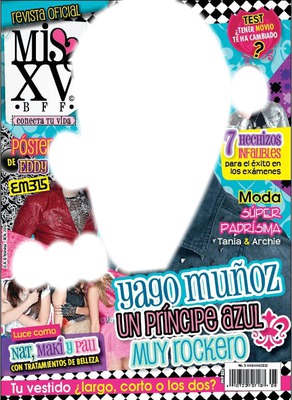 Revista De MISS XV Фотомонтаж