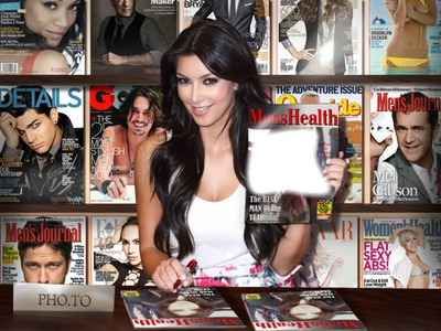 Kim Kardashian Avec Toi Photo frame effect