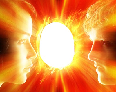 Hunger Games Katniss et Peeta Photo frame effect
