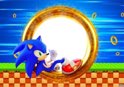 Sonic tunel 2 Photo frame effect