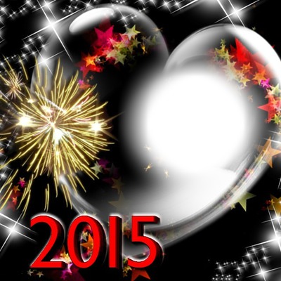 Bonne Année 2015 Valokuvamontaasi