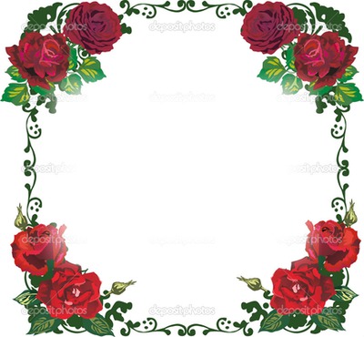 rose frame Фотомонтаж