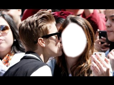 bisous a justin bieber Montage photo