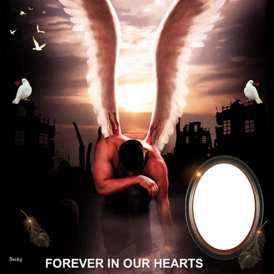 forever in our  hearts Fotomontage