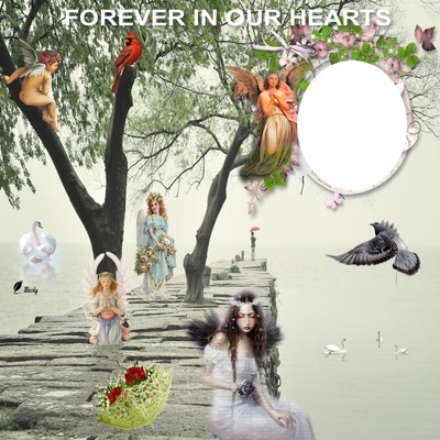 forever in our hearts Fotomontasje