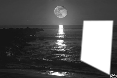 Luna- Noche Fotomontaż