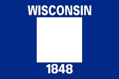 wisconsin flag Photo frame effect