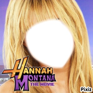 Miley Cyrus / Hannah Montana Fotomontage