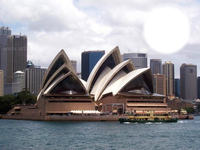 Sidney, Opernhaus Photomontage