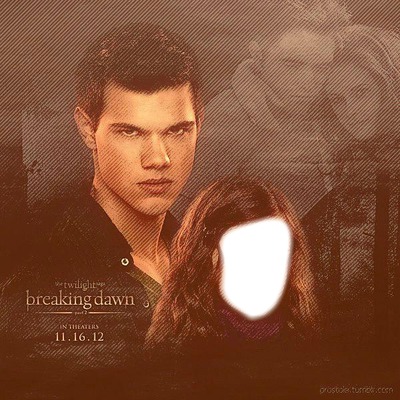 Jacob and Renesmee Photo frame effect