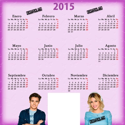 Calendario 2015 Leonetta Fotomontagem