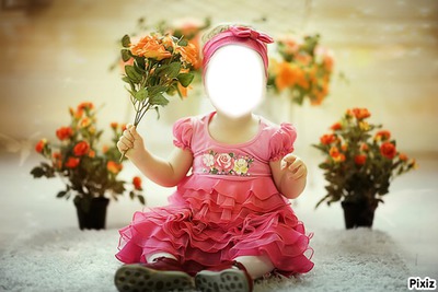 baby amour Fotomontage