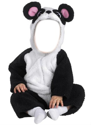Baby Panda Montaje fotografico