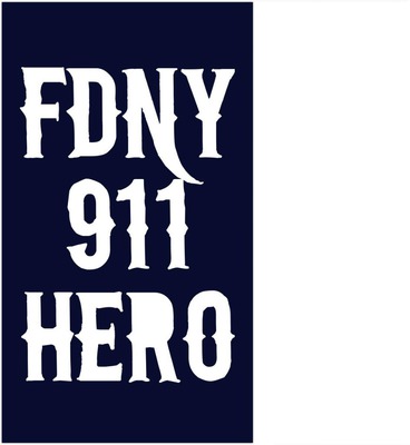 FDNY 911 HERO Fotomontáž