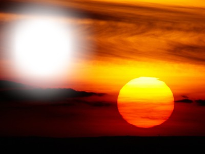sunset Fotomontage