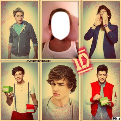 one direction y vos! Photo frame effect