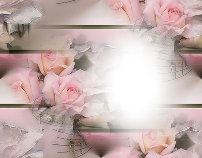 Les roses Fotomontaggio