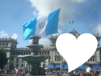 Guatemala flag in Guatemala City