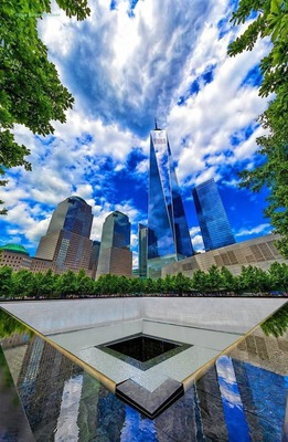 WTC N.Y 2020 Фотомонтажа